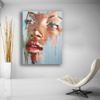 PURE - YA�LIBOYA EFEKTL� KANVAS TABLO