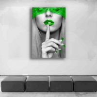 YE��L SUS - S�ML� KANVAS TABLO